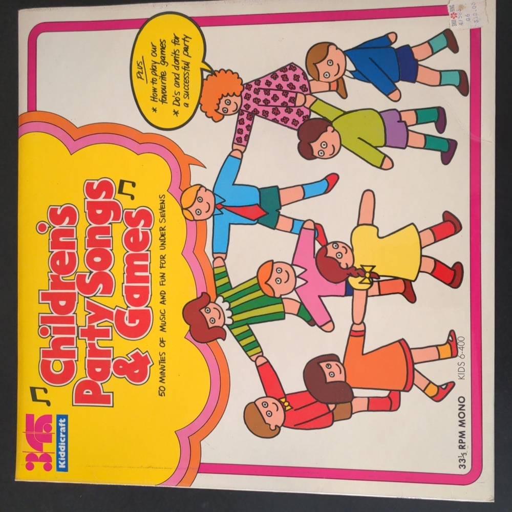Vintage vinyl Children's Party Songs & Games